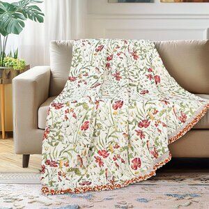 Boho Throw Blanket  50"×70"